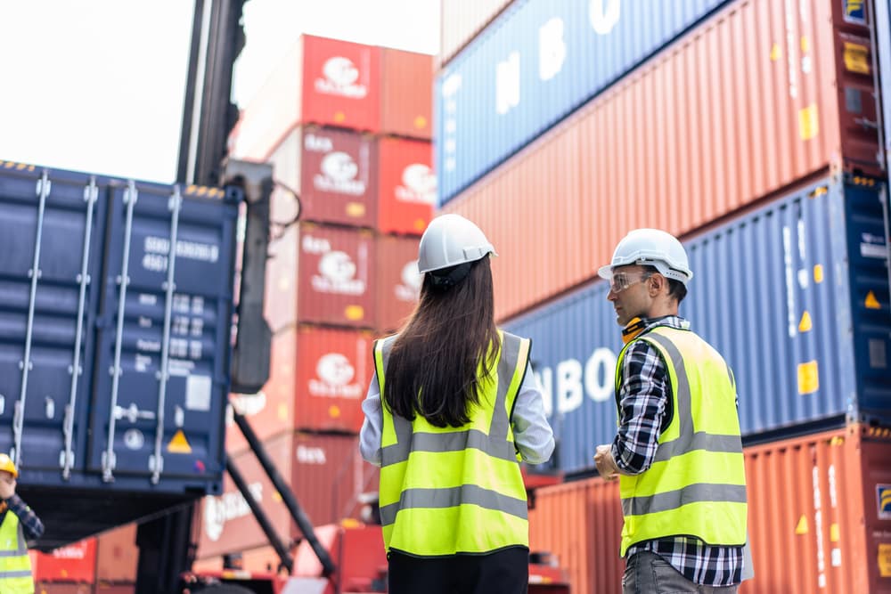 Logistics warehouse biometric access